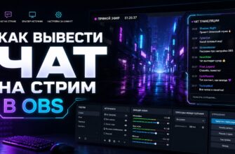 Как вывести чат на стрим в обс