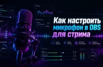 Как настроить микрофон в OBS для стрима