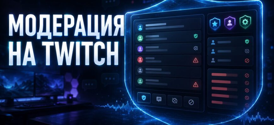 модерация на Twitch