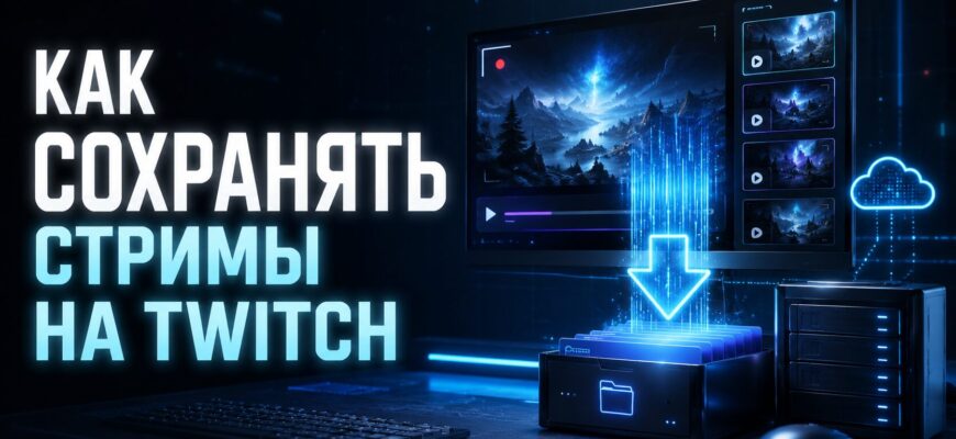 Как сохранять стримы на Twitch