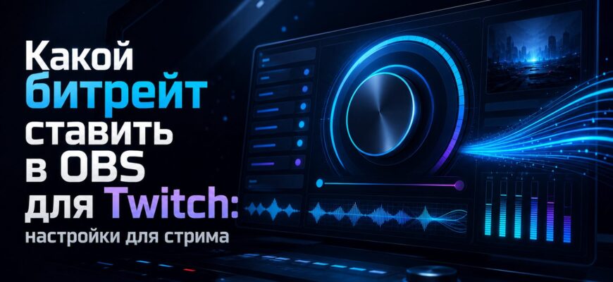Какой битрейт ставить в OBS для Twitch