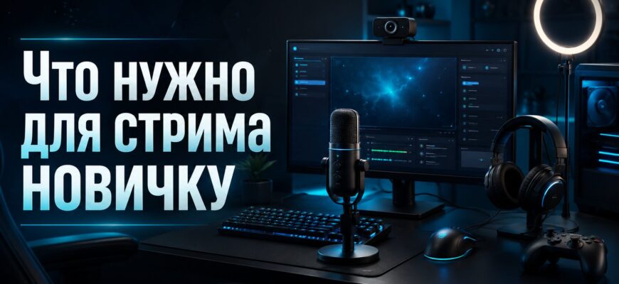 Что нужно для стрима новичку