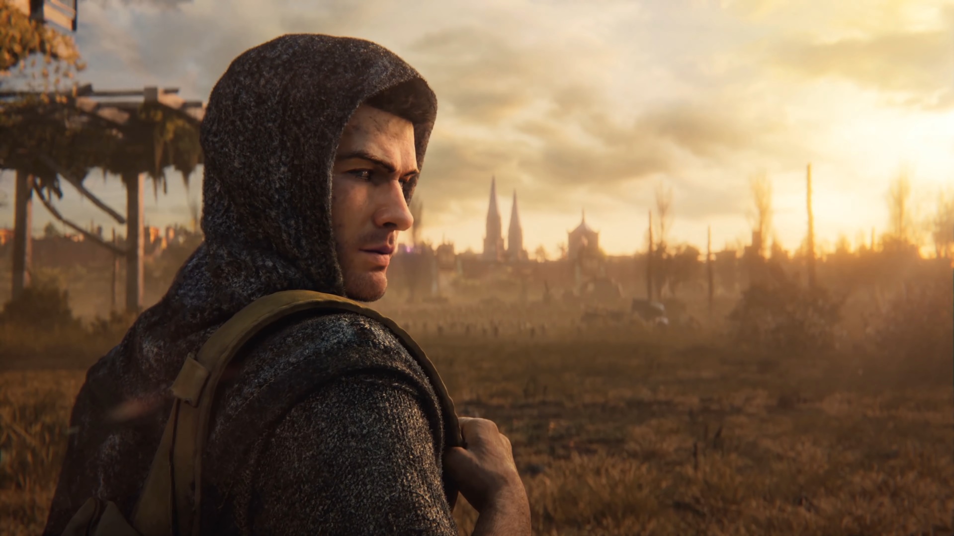 Эйден Колдуэлл смотрит на Вилледор в Dying Light 2 Stay Human
