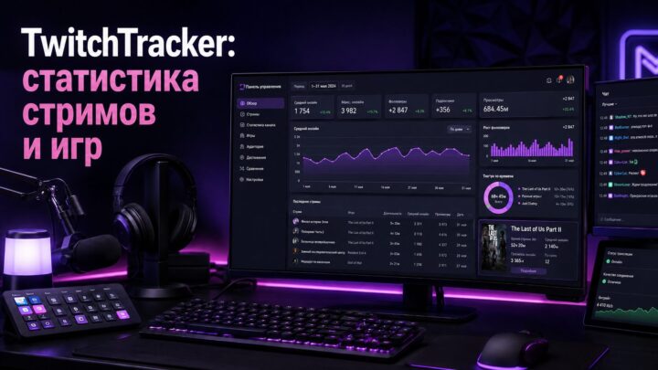 TwitchTracker: статистика канала, стримов и игр