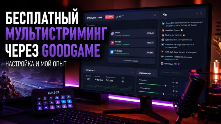 Бесплатный мультистриминг через GoodGame: настройка и мой опыт