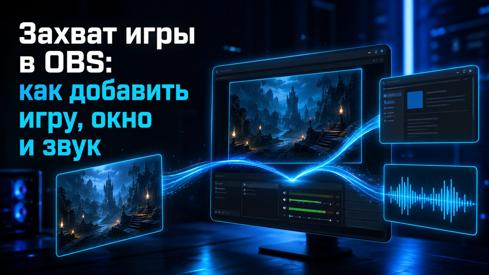 Как настроить захват игры в OBS для стрима