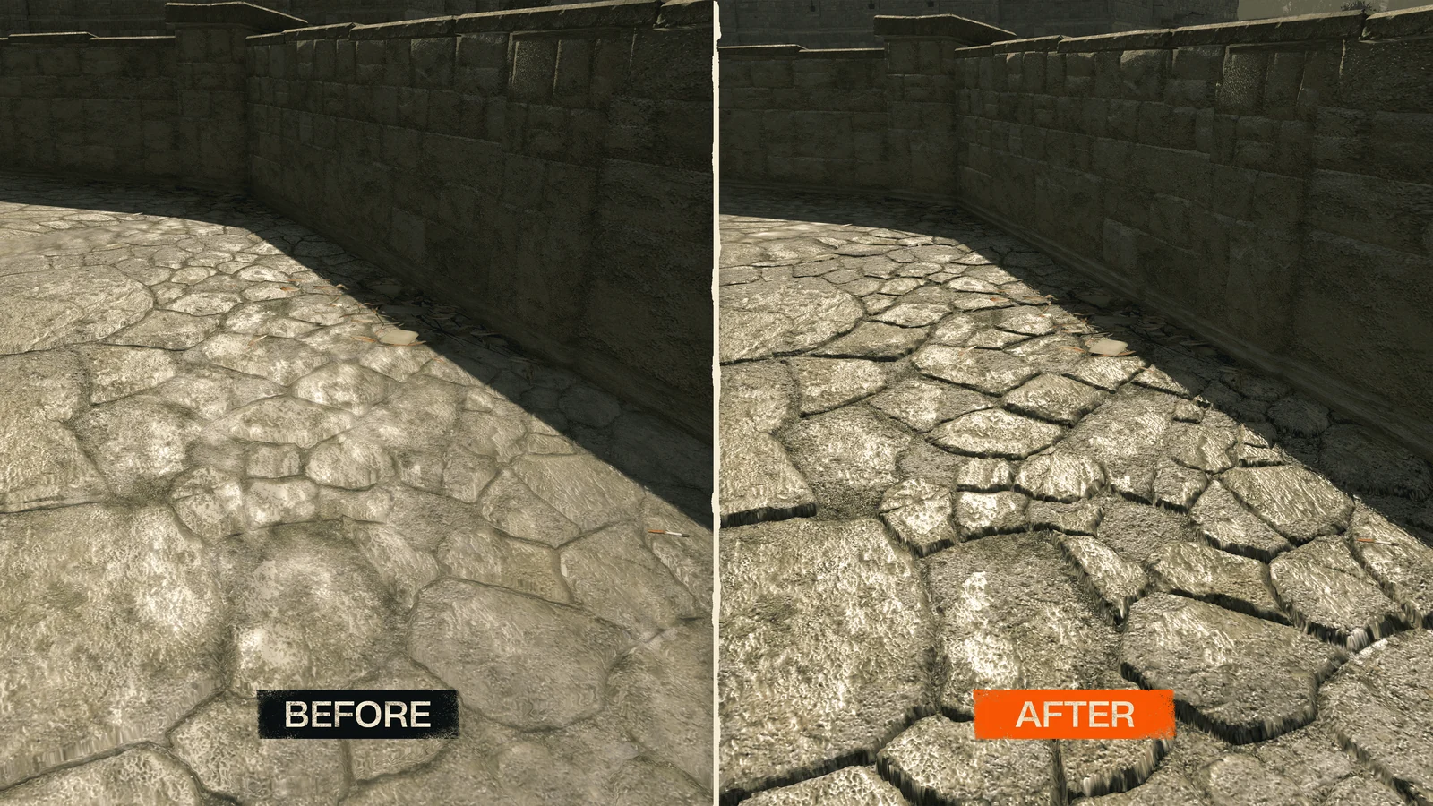 Сравнение графики Dying Light до и после Retouched Update с улучшенными тенями и детализацией