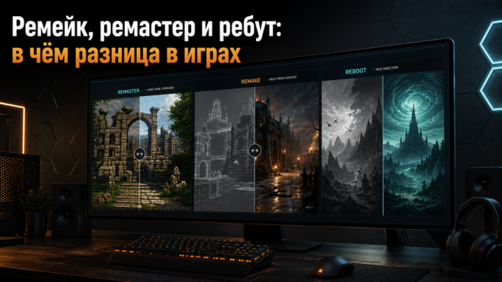 Ремейк, ремастер и ребут: в чём разница в играх