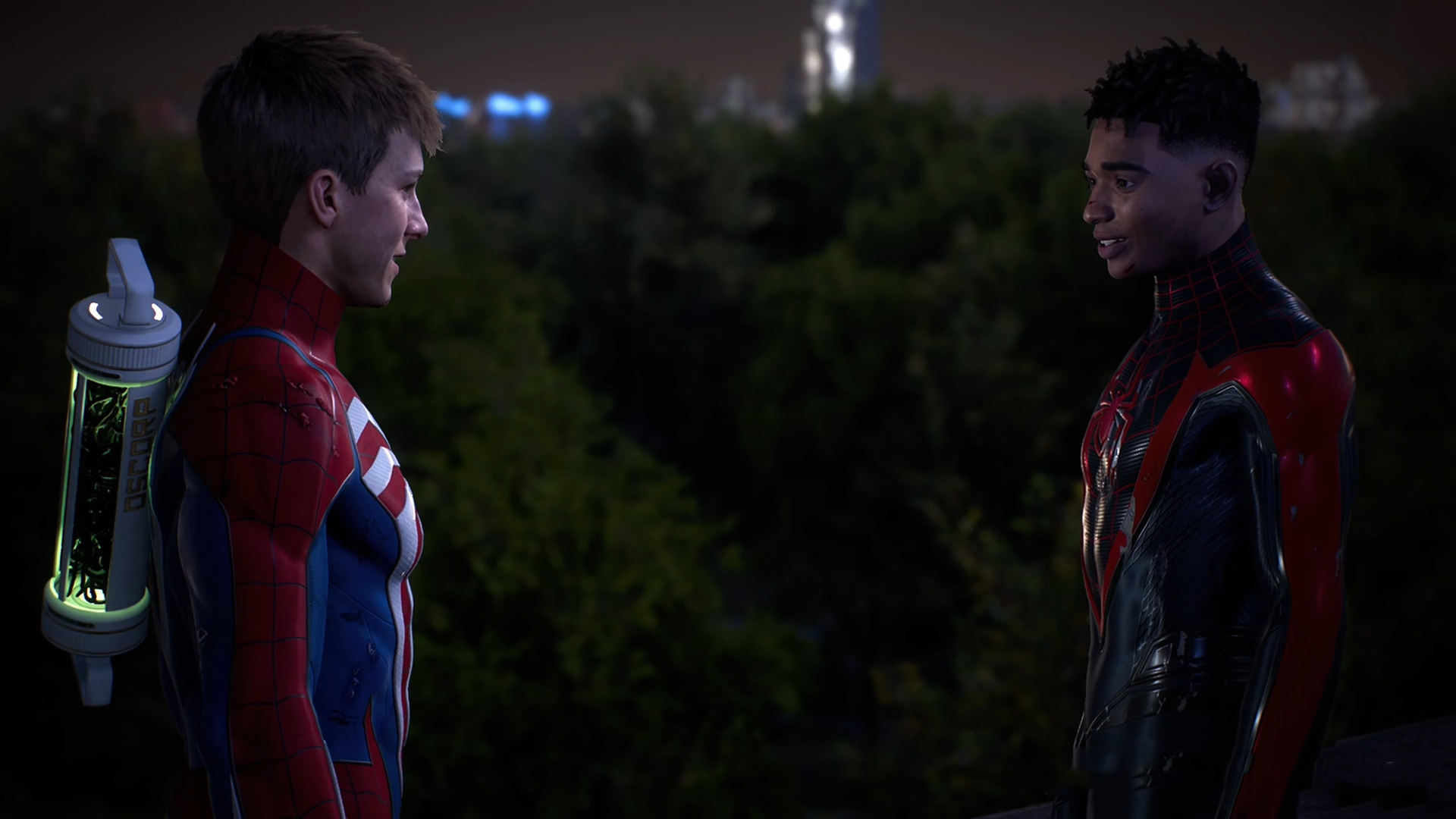 Питер Паркер и Майлз Моралес в Marvel’s Spider-Man 2